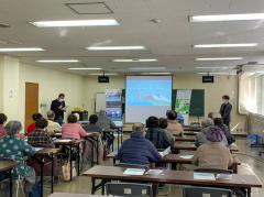 筑波交流センターで開催された生涯学習講座「寿大学」で筑波山地域ジオパークについての講演を行いました（1/18）