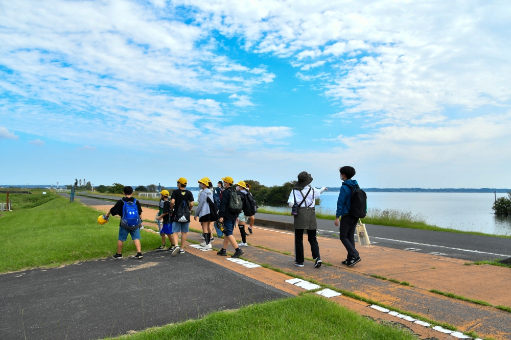 『霞ヶ浦ゾーン（かすみがうら市・土浦市エリア）に学びにきてくれました！（2022/9/29）2』の画像