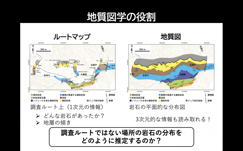 『フューチャーアース・スクールにて筑波山地域ジオパークの専門員が地質図の読み方、かき方を解説しました。（1/29）_4』の画像