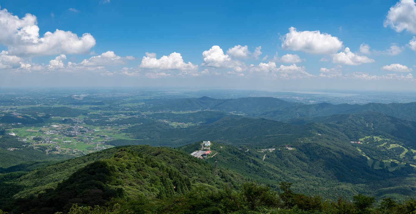 筑波山山頂からの景色